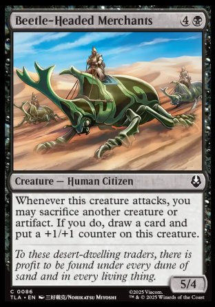 (086) Magic The Gathering Magic: The Gathering | Avatar: The Last Airbender Single: Beetle-Headed Merchants  Common