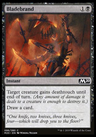 (086/280) Magic The Gathering Core 2020 Single: Bladebrand  Common