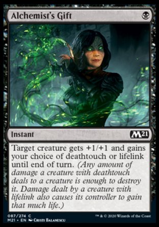 (087) Magic The Gathering Core 2021 Single: Alchemist's Gift  Common