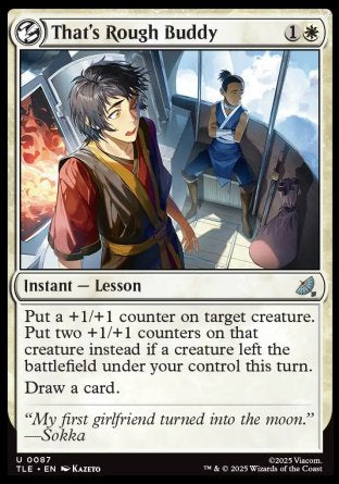 (087) Magic The Gathering Magic: The Gathering | Avatar: The Last Airbender: Eternal Single: That's Rough Buddy Holo Uncommon