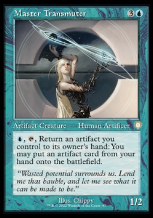 (087) Magic The Gathering Commander: The Brothers' War Single: Master Transmuter  Rare