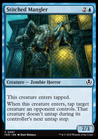 (087) Magic The Gathering Innistrad Remastered Single: Stitched Mangler Holo Common