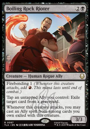 (087) Magic The Gathering Magic: The Gathering | Avatar: The Last Airbender: Promos Single: Boiling Rock Rioter Holo Rare