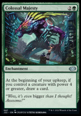 (087) Magic The Gathering Jumpstart 2022 Single: Colossal Majesty  Uncommon
