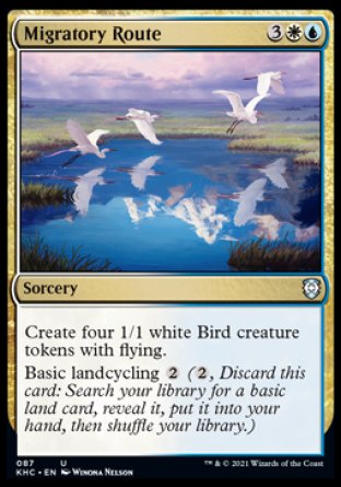 (087) Magic The Gathering Commander: Kaldheim Single: Migratory Route  Uncommon
