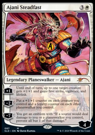 (087) Magic The Gathering Secret Lair Drop Series Single: Ajani Steadfast Holo Mythic