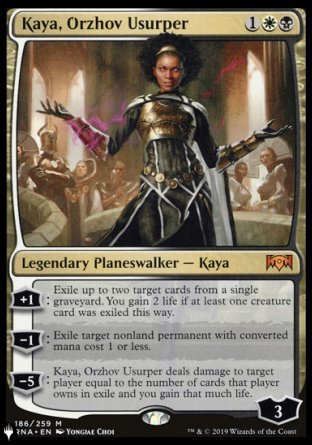 (186) Magic The Gathering The List Single: Kaya, Orzhov Usurper  Mythic