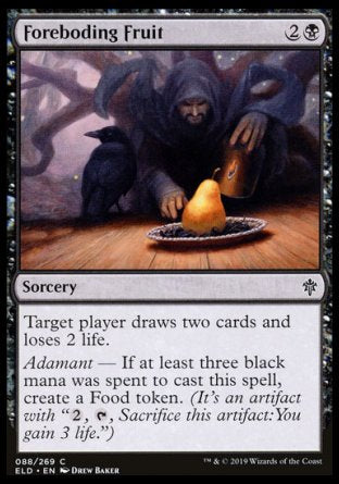 (088/269) Magic The Gathering Throne of Eldraine Single: Foreboding Fruit Holo Common