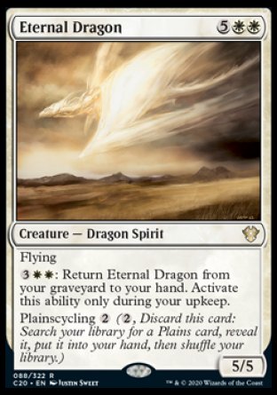 (088/322) Magic The Gathering Commander: Ikoria Single: Eternal Dragon  Rare