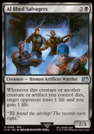 (088) Magic The Gathering Magic: The Gathering - FINAL FANTASY Single: Al Bhed Salvagers Holo Uncommon