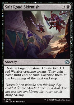 (088) Magic The Gathering Tarkir: Dragonstorm Single: Salt Road Skirmish Holo Uncommon