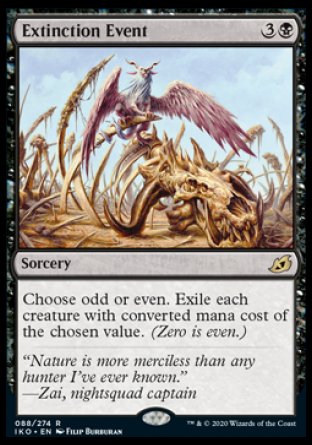 (088) Magic The Gathering Ikoria: Lair of Behemoths: Promos Single: Extinction Event (V.2)  Rare