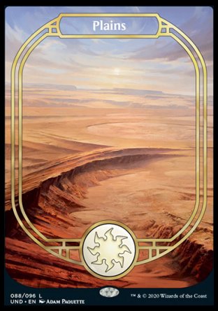 (088/096) Magic The Gathering Unsanctioned Single: Plains (V.2) Holo Land