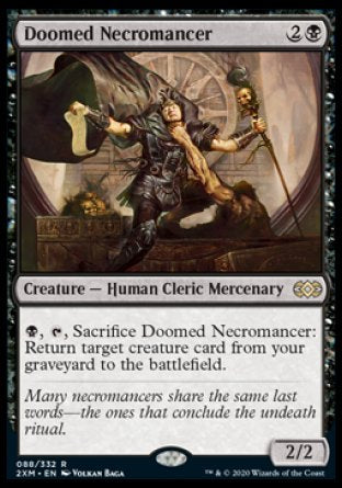(088/332) Magic The Gathering Double Masters Single: Doomed Necromancer  Rare