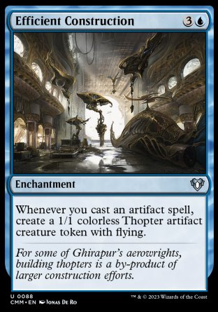 (088) Magic The Gathering Commander Masters Single: Efficient Construction Holo Uncommon