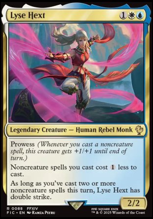 (088) Magic The Gathering Commander: Magic: The Gathering - FINAL FANTASY: Collector's Edition Single: Lyse Hext Holo Rare