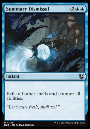 (088) Magic The Gathering Innistrad Remastered Single: Summary Dismissal  Uncommon