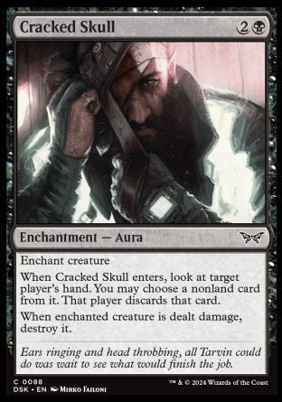 (088) Magic The Gathering Duskmourn: House of Horror Single: Cracked Skull  Common