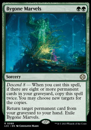 (089) Magic The Gathering Commander: The Lost Caverns of Ixalan Single: Bygone Marvels  Rare
