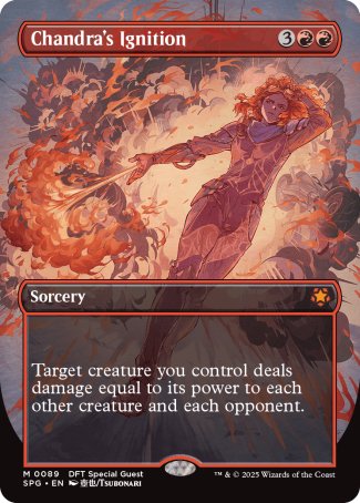 (089) Magic The Gathering Special Guests Single: Chandra's Ignition  Mythic