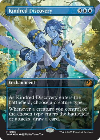 (089) Magic The Gathering Enchanting Tales Single: Kindred Discovery (V.3)  Holo Mythic