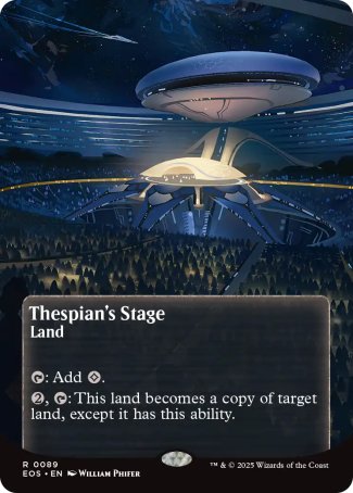 (089) Magic The Gathering Stellar Sights Single: Thespian's Stage (V.2)  Rare