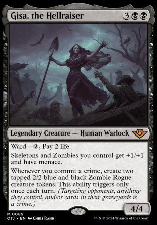 (089) Magic The Gathering Outlaws of Thunder Junction Single: Gisa, the Hellraiser  Mythic