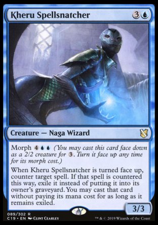 (089) Magic The Gathering Commander 2019 Single: Kheru Spellsnatcher  Rare