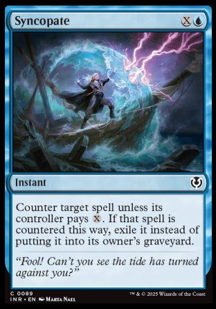 (089) Magic The Gathering Innistrad Remastered Single: Syncopate  Common