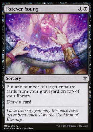 (089/269) Magic The Gathering Throne of Eldraine Single: Forever Young  Common