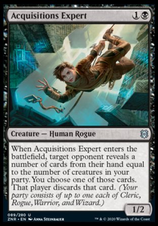 (089/280) Magic The Gathering Zendikar Rising Single: Acquisitions Expert Holo Uncommon