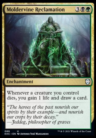 (089) Magic The Gathering Commander: Kaldheim Single: Moldervine Reclamation  Uncommon