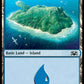 (089/096) Magic The Gathering Unsanctioned Single: Island (V.1)  Land