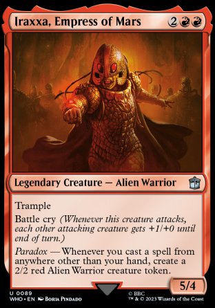 (089) Magic The Gathering Universes Beyond: Doctor Who Single: Iraxxa, Empress of Mars  Uncommon