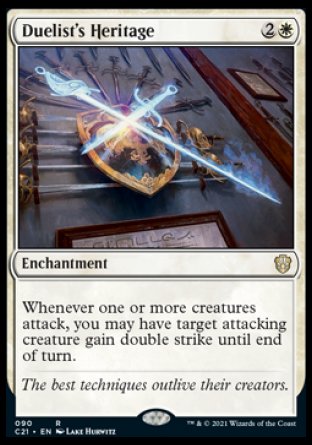 (090) Magic The Gathering Commander: Strixhaven Single: Duelist's Heritage  Rare