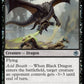 (090) Magic The Gathering Adventures in the Forgotten Realms Single: Black Dragon Holo Uncommon