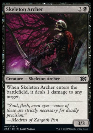 (090) Magic The Gathering Double Masters 2022 Single: Skeleton Archer  Common