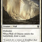 (090) Magic The Gathering Commander: Murders at Karlov Manor Single: Wall of Omens  Uncommon