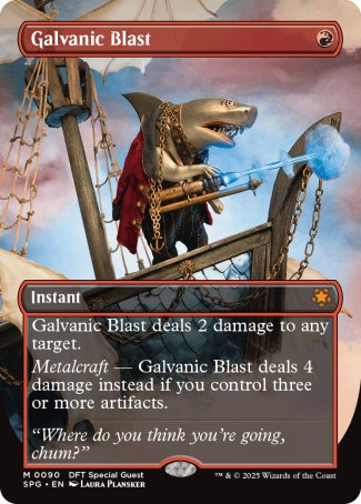(090) Magic The Gathering Special Guests Single: Galvanic Blast Holo Mythic