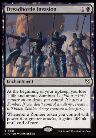 (091) Magic The Gathering Commander: Aetherdrift Single: Dreadhorde Invasion  Rare