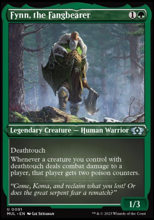 (091) Magic The Gathering Multiverse Legends Single: Fynn, the Fangbearer (V.2)  Uncommon
