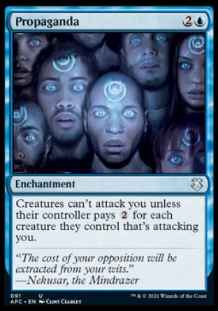 (091) Magic The Gathering Commander: Adventures in the Forgotten Realms Single: Propaganda  Uncommon