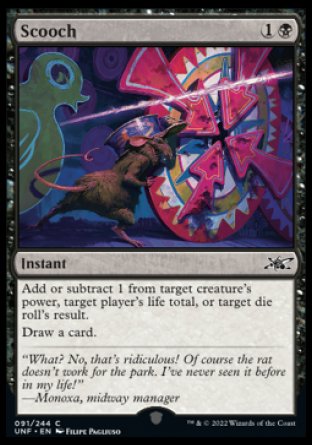 (091) Magic The Gathering Unfinity Single: Scooch  Common
