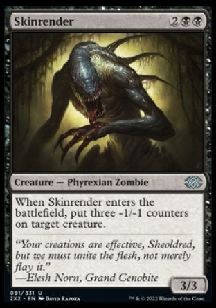 (091) Magic The Gathering Double Masters 2022 Single: Skinrender Holo Uncommon