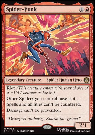 (092) Magic The Gathering Magic: The Gathering | Marvel's Spider-Man Single: Spider-Punk Holo Rare