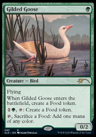 (093) Magic The Gathering Secret Lair Drop Series Single: Gilded Goose  Rare