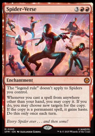 (093) Magic The Gathering Magic: The Gathering | Marvel's Spider-Man Single: Spider-Verse Holo Mythic
