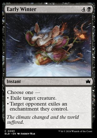 (093) Magic The Gathering Bloomburrow Single: Early Winter  Common