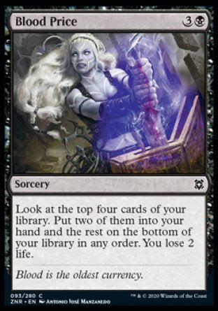 (093/280) Magic The Gathering Zendikar Rising Single: Blood Price  Common