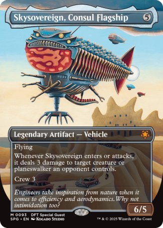 (093) Magic The Gathering Special Guests Single: Skysovereign, Consul Flagship  Mythic